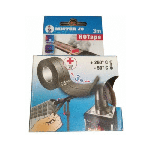 Nastro Autoagglomerante Siliconico Alte Temperature (3 m × 25 mm) - Mister Jo