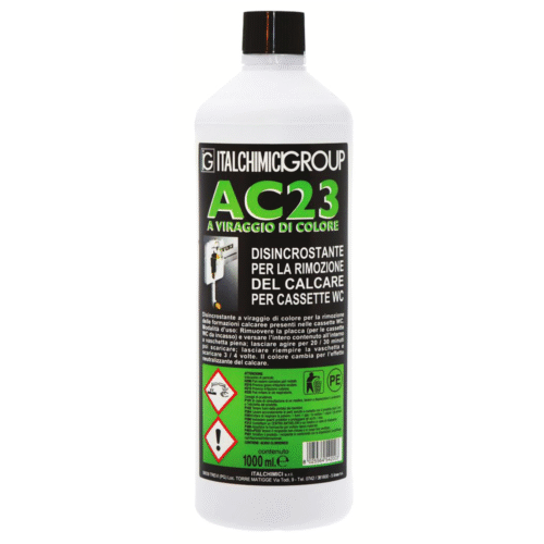 Disincrostante anti calcare AC23 per cassette wc 1000ml