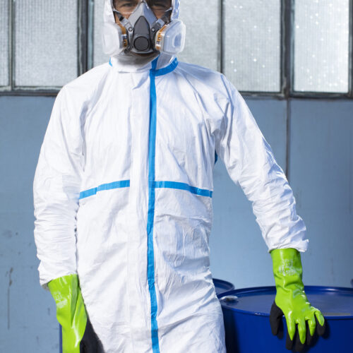 Guanti Wonder Grip WG-658L Chem-Defender – Protezione Chimica in Nitrile 30 cm