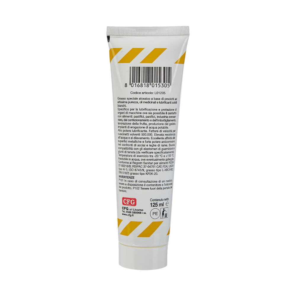 Grasso alimentare bianco inodore (125 ml) CFG