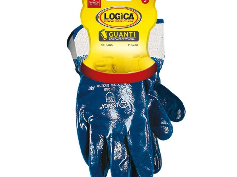 guanti-logica-0070S-fronte Guanti da Lavoro 0070S – Cotone Spalmato Nitrile NBR