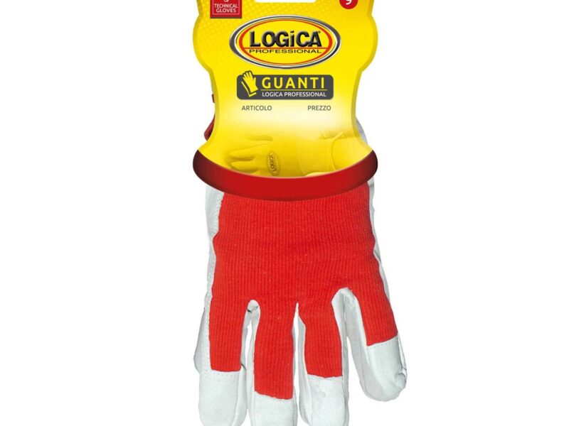 guanti-logica-109TREND-fronte Guanti da Lavoro 109TREND – Pelle di Capretto con Dorso in Maglia