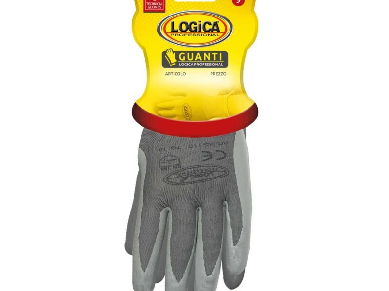 guanti-logica-gs110-fronte Guanti da Lavoro GS110 – Nylon Spalmato Nitrile