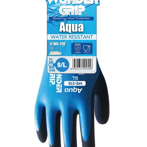 Guanti Wonder Grip WG-318 Aqua – Impermeabili Antiscivolo in Lattice