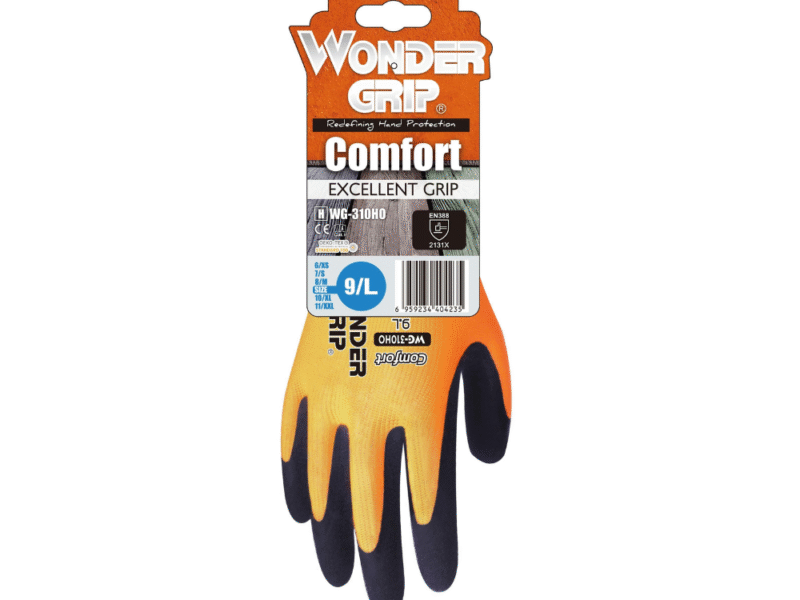 guanto-wonder-grip-WG-310HO COMFORT-confezione Guanti Wonder Grip WG-310HO Comfort – Presa e Sensibilità in Lattice