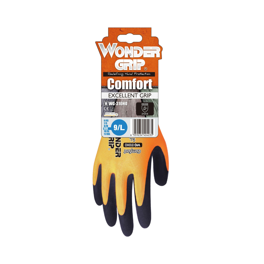Guanti Wonder Grip WG-310HO Comfort – Presa e Sensibilità in Lattice
