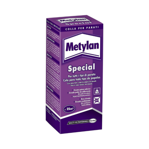 metylan-special-180gr-fronte Metylan Special – Colla in Polvere per Carta da Parati Pesante (180 g)