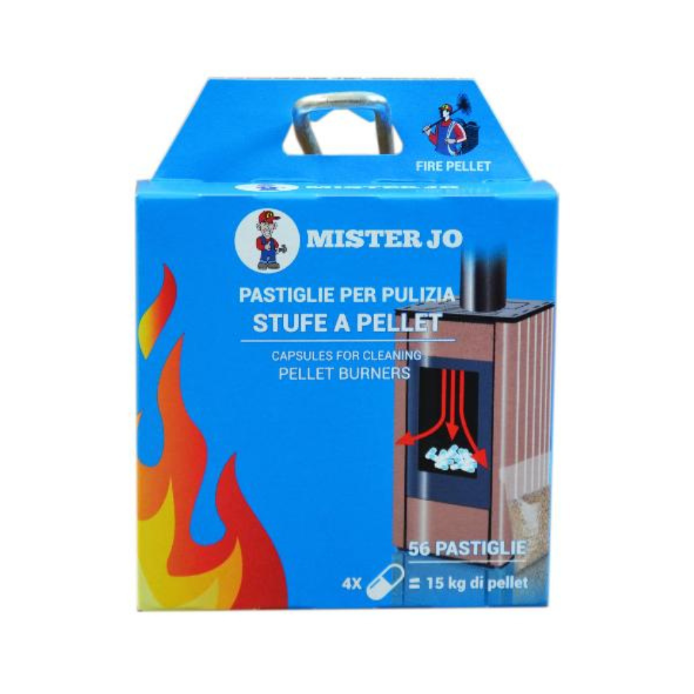 Anti Fuliggine FIRE PELLET – Pastiglie (56 pz) Mister Jo