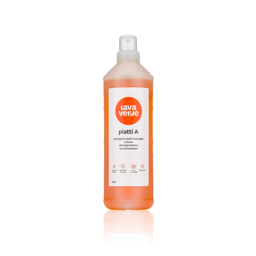 Piatti A – Detergente Concentrato con Bicarbonato Lava Verde