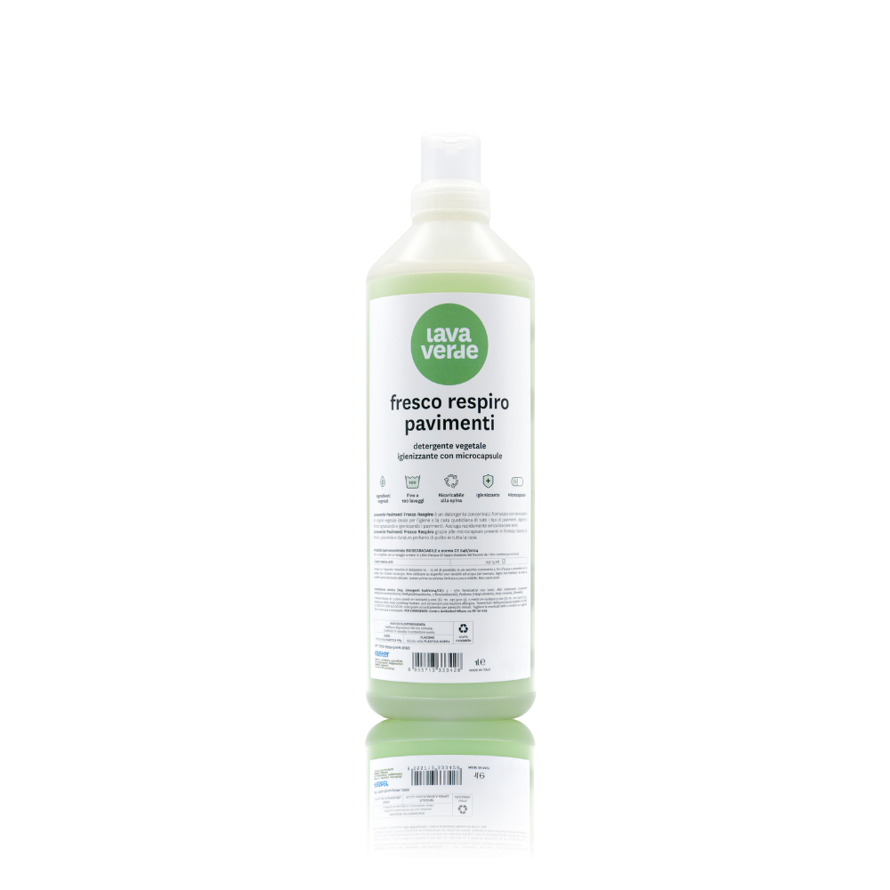 Fresco Respiro Pavimenti – Detersivo Vegetale Super Concentrato Lava Verde