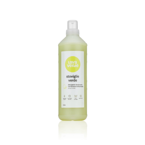 Stoviglie Verde – Detergente Liquido Ecologico per Lavastoviglie Lava Verde