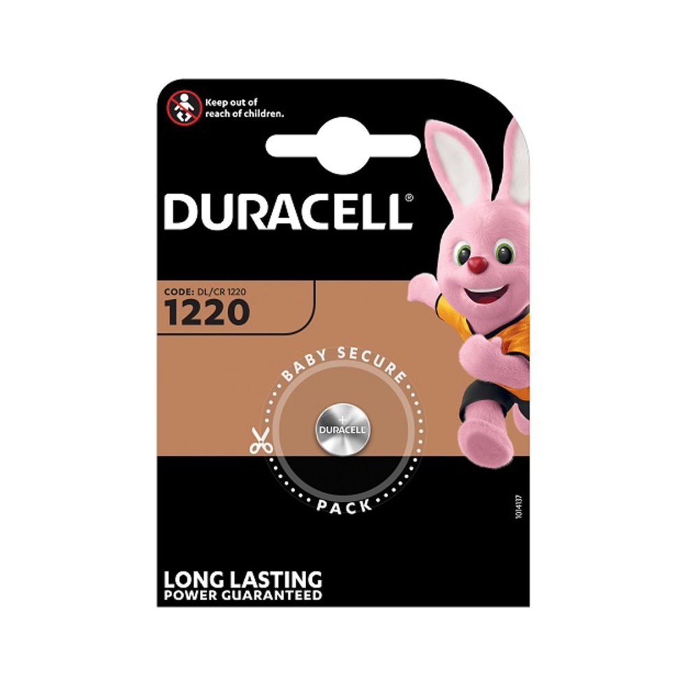 Batteria a Bottone Duracell DL1220 Litio 3V