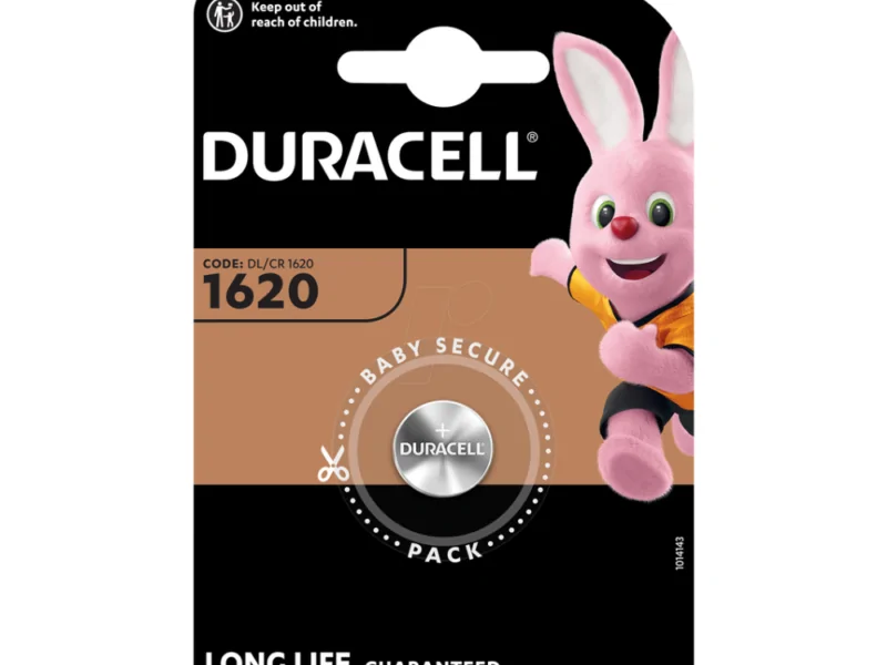 DURACELL_BOTTONE_1620_R2M Batteria a Bottone Duracell CR1620 Litio 3V