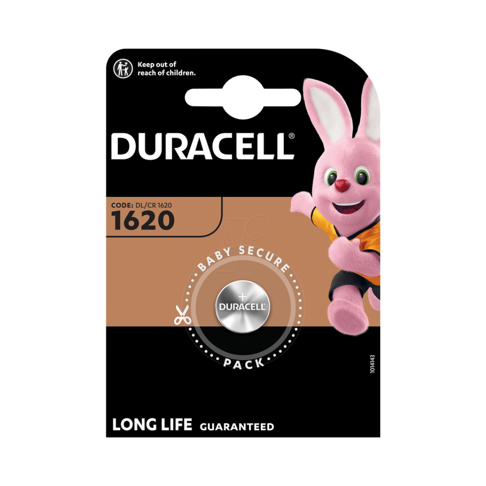 DURACELL_BOTTONE_1620_R2M Batteria a Bottone Duracell CR1620 Litio 3V