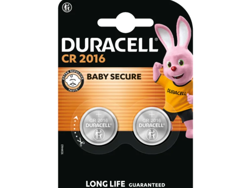 DURACELL_BOTTONE_CR2016_R2M Batteria a Bottone Duracell CR2016 Litio 3V - Confezione da 2
