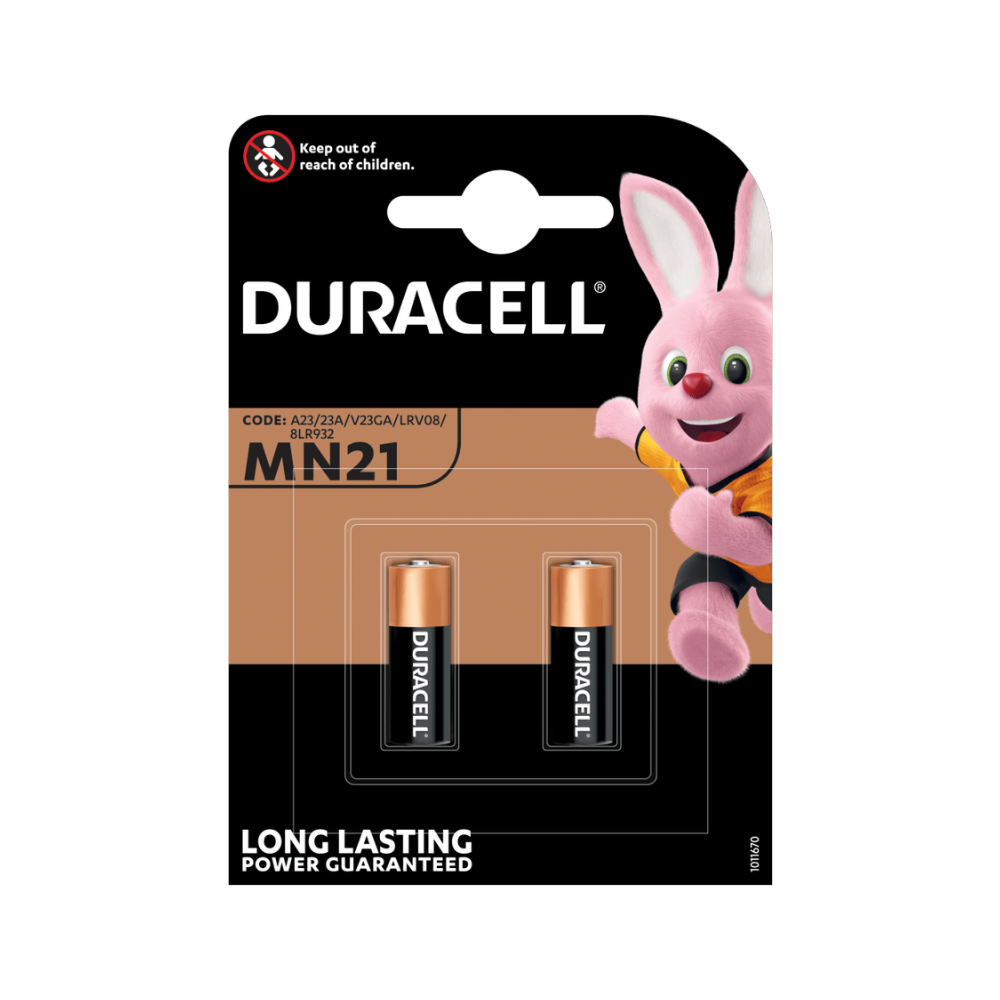 Batteria Alcalina Duracell MN21 12V - Confezione da 2